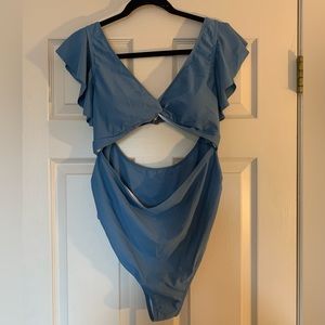 Shein Maternity Swimsuit. EUC Large